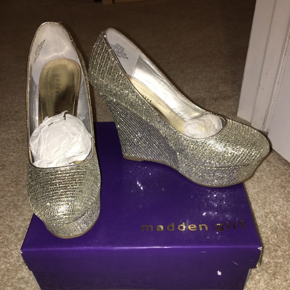 Madden Girl Shoes - Madden Girl sparkly wedges